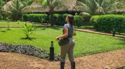 Estudiante de Biología haciendo investigación en Perú Estudiante de Biología haciendo investigación en Perú