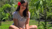 Estudiante de Biología haciendo investigación en Perú Estudiante de Biología haciendo investigación en Perú