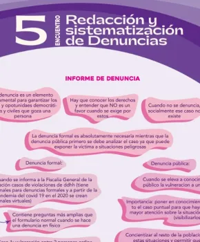 5 Encuentro Redacción y sistematización de Denuncias